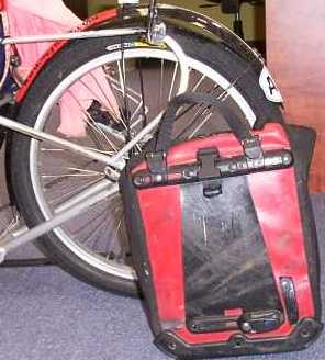 Ortleib front pannier sitting next to my Trisled