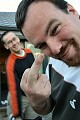 My mate Simon. And me. Taken by his wife, natch.