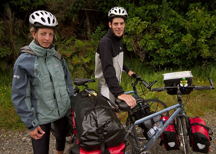 Random cycle tourists - they were heading down the gorge.