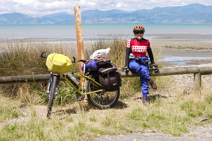Canadian teacher cycling around the country
