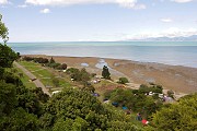 McKee Domain at Kina Beach between Nelson and Kaiteri. Nelson in the background