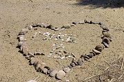 Interesting graffiti on the mud flats outside Motueka