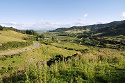 Looking back down towards Motueka from the Takaka Hill road
