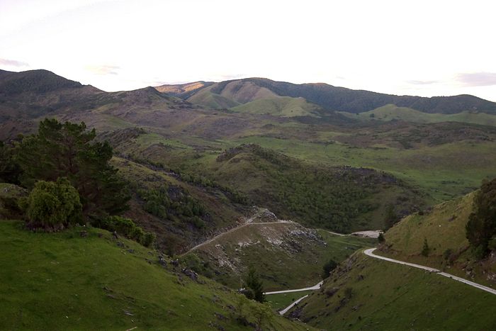 Limestone country - The Lime and Marble Ltd quarry is down there somewhere.