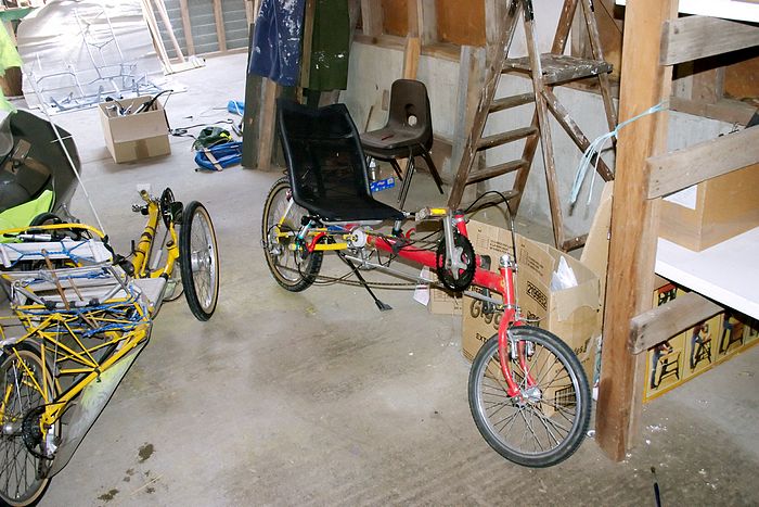 Richard Middleton's interesting collection of homebuilt recumbents.