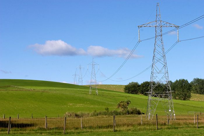HVDC link from Benmore to Wellington.