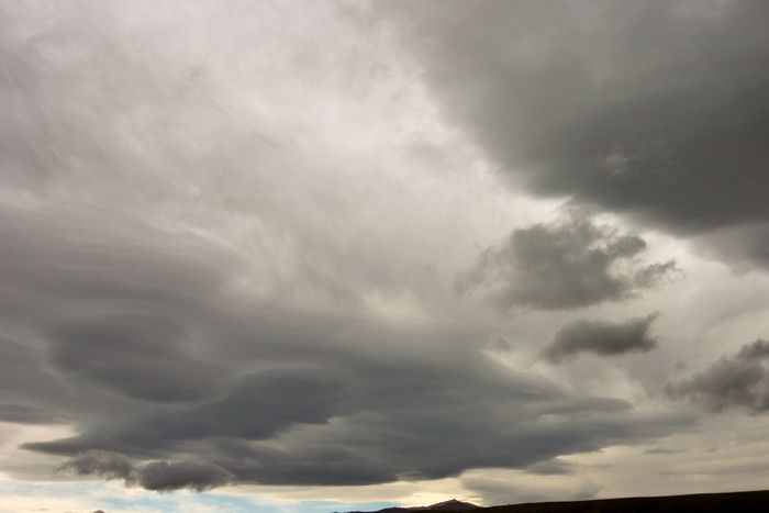 Cool looking clouds outside Cromwell. Not rainy-looking :)