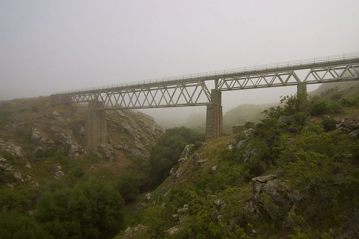 Misty morning at Poolburn Viaduct.