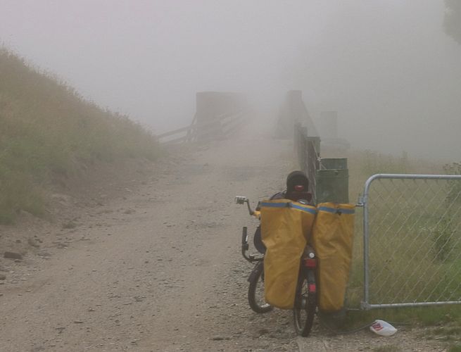 Another foggy morning on the rail trail.