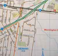 Map of the Trisled factory location, near Dromana, Victoria
